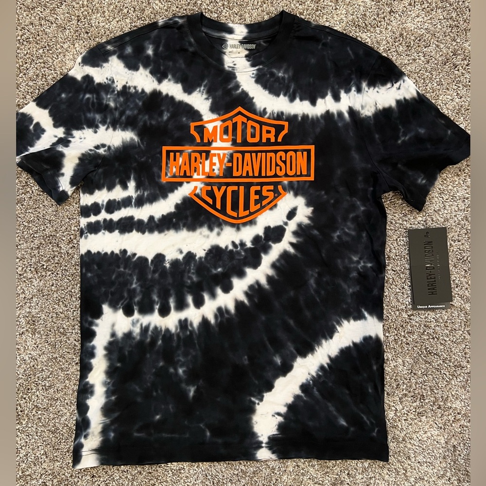 Harley Davidson Men’s Bar & Shield Tie Dye T Shirt